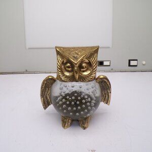 Castilian Imports Brass and Copper Owl Figurine